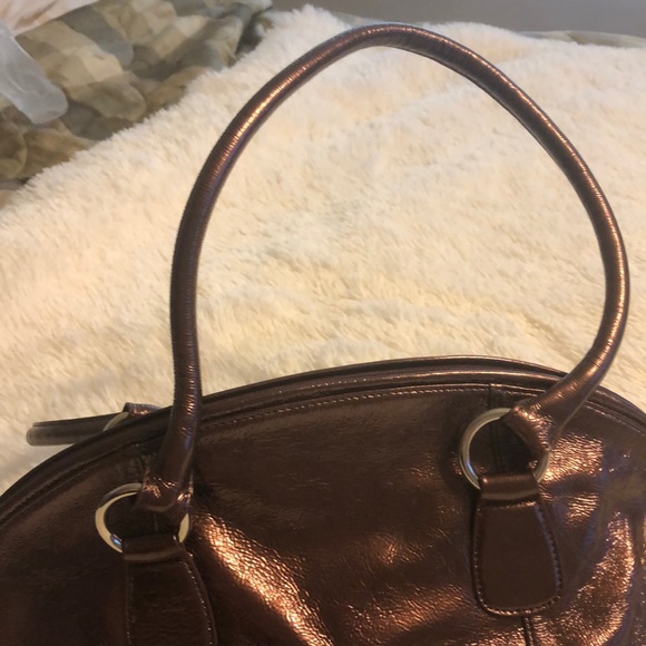 HOBO bronze leather shoulder bag - Picture 8 of 11